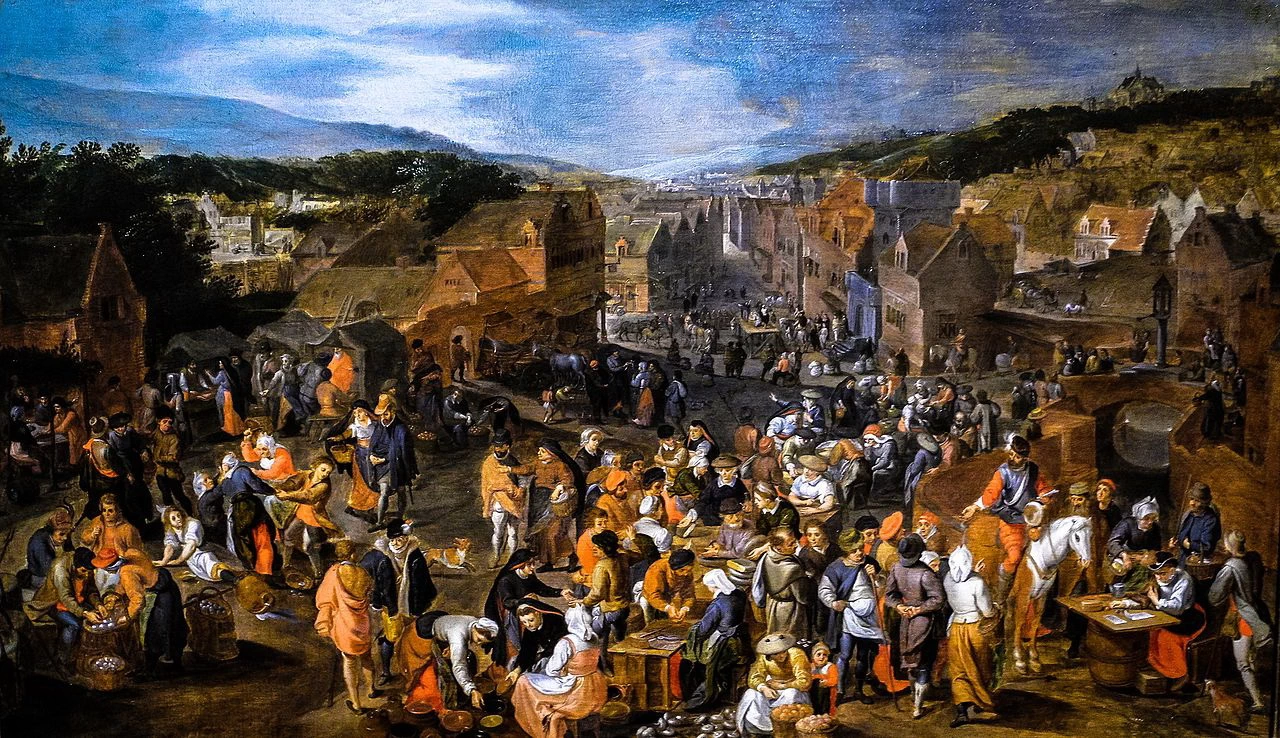 Il mercato in piazza